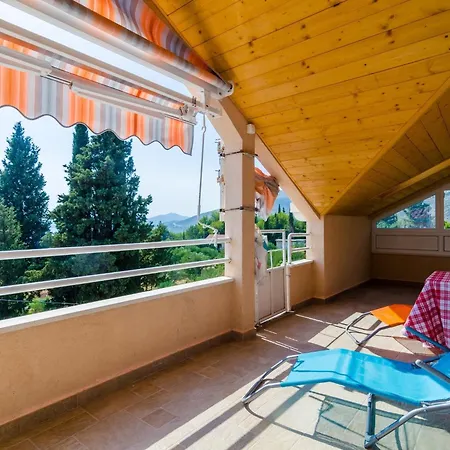 Lägenhet Donita - Comfort Two Bedroom With Balcony And Sea View Slano